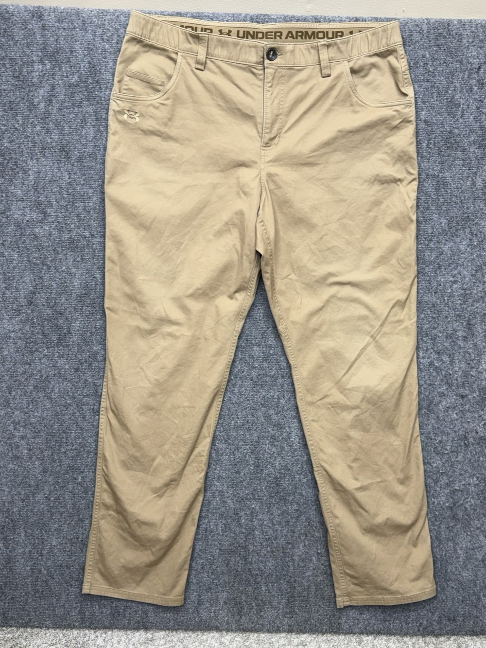 Under Armour UA outdoor everyday pants khaki Men's size 40 40x34 work 1380256